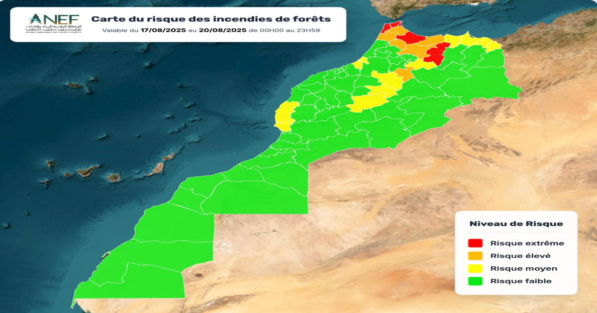 Incendies ANEF
