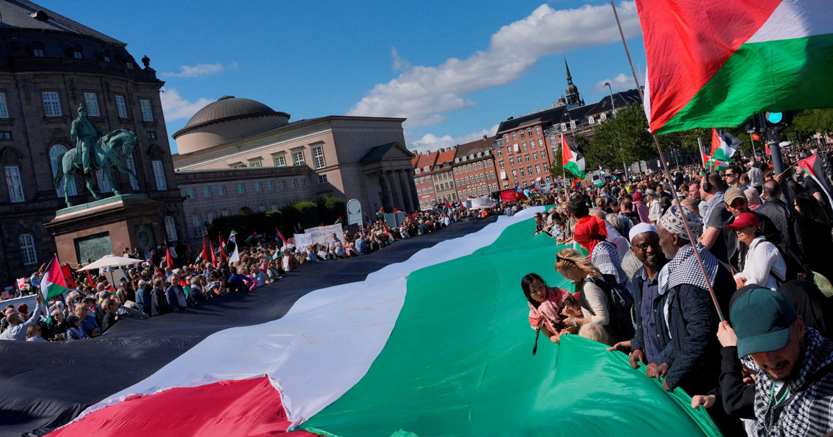 Manifestation historique au Danemark : la rue réclame justice pour la Palestine