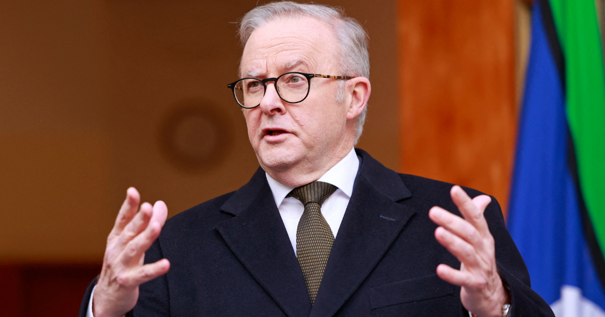Premier ministre Anthony Albanese Australie