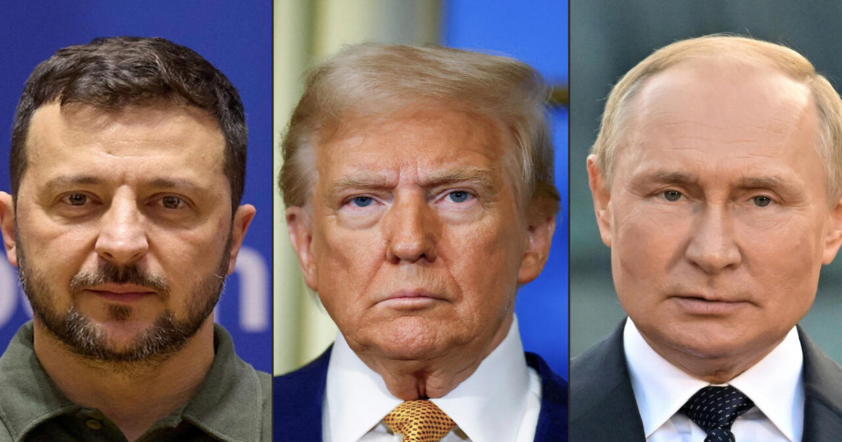Trump Poutine et Zelensky