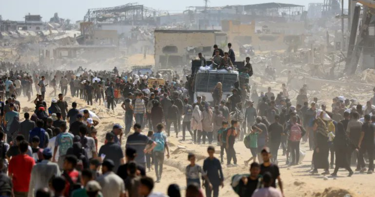 camion de vivres à Gaza