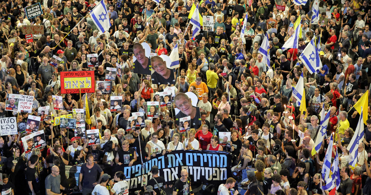 manifestations familles d'otages israël