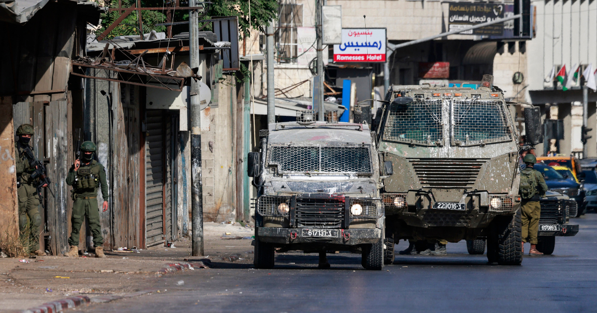 opération aérmée israélienne à Naplouse