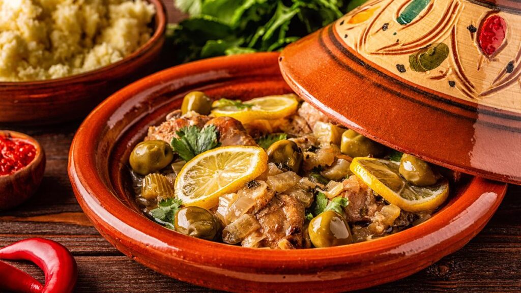 un tagine de poulet