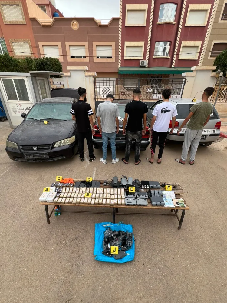 Neuf arrestations à Berkane et Ahfir dans une affaire de trafic de drogue par drones