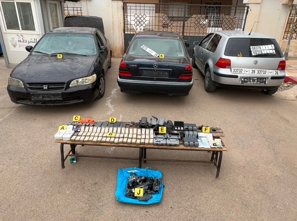 Neuf arrestations à Berkane et Ahfir dans une affaire de trafic de drogue par drones