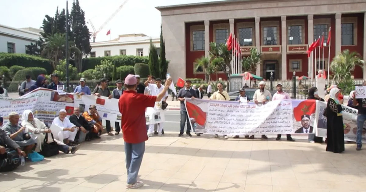 Des rescapés du séisme d’Al-Haouz manifestent à Rabat : « Nous avons été exclus des aides »