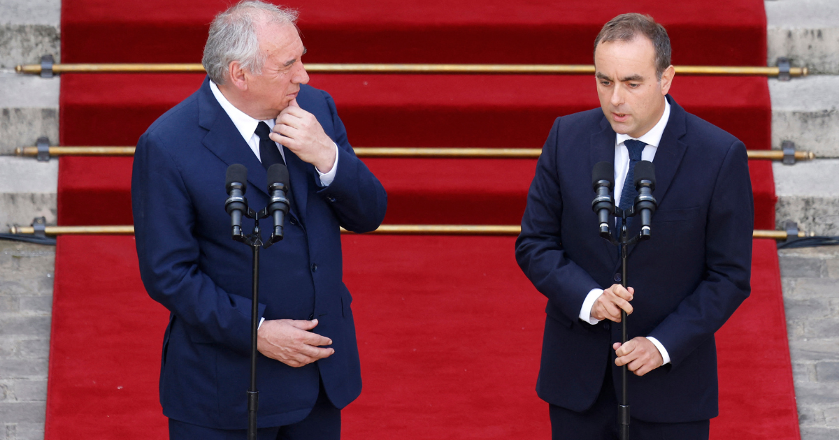 François Bayrou et Sébastien Lecornu