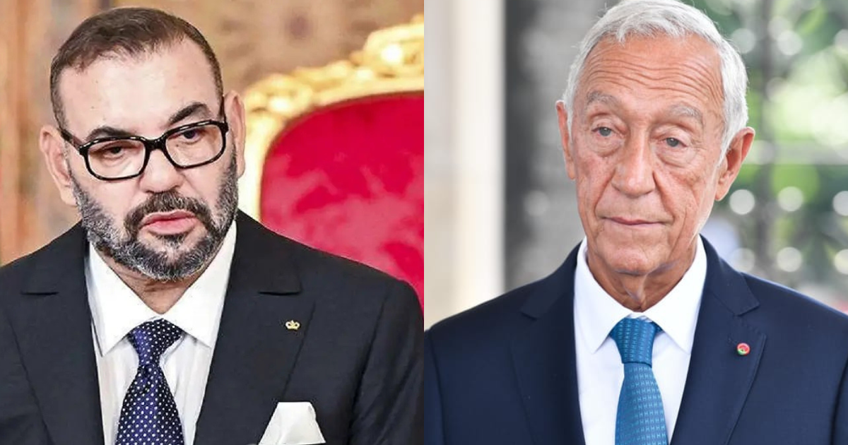 Le roi Mohammed VI et Marcelo Rebelo de Sousa