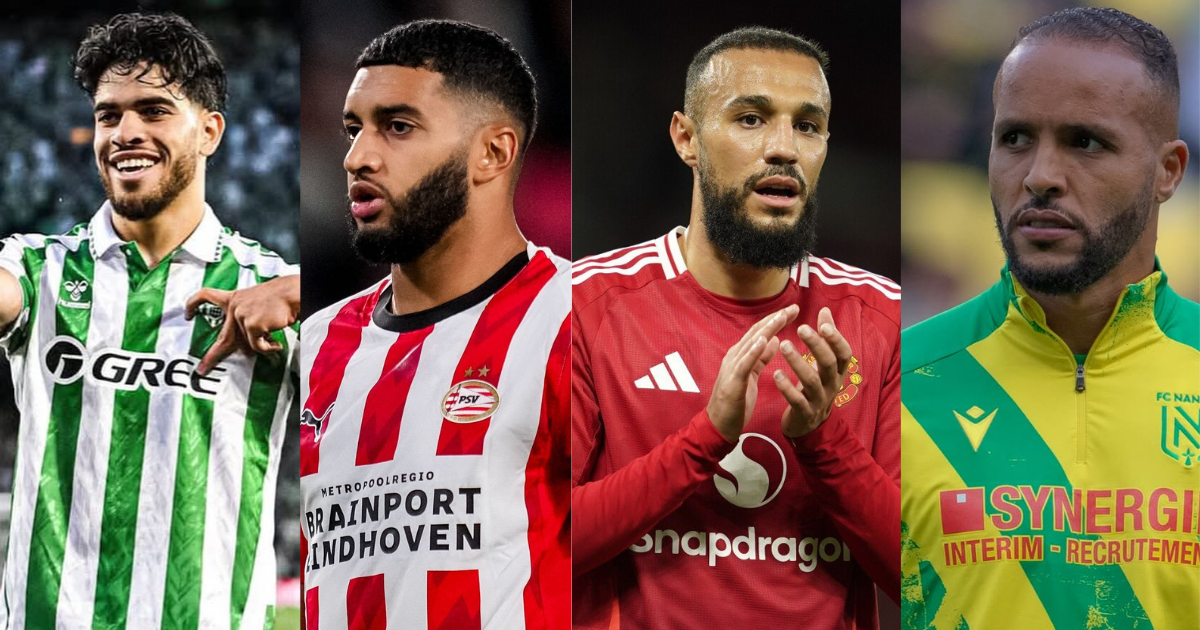 Abde Ezzalzouli, Ismael Saibari, Noussair Mazraoui, Youssef El Arabi