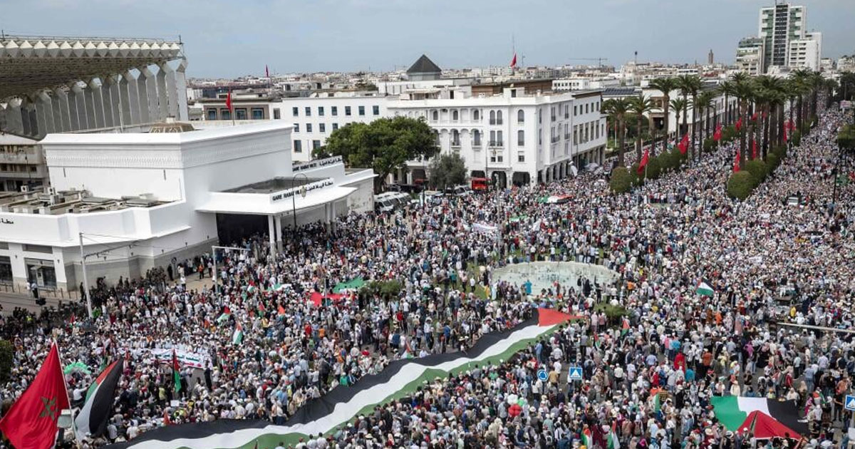 Maroc : mobilisation record avec 10.480 actions de solidarité pour Gaza