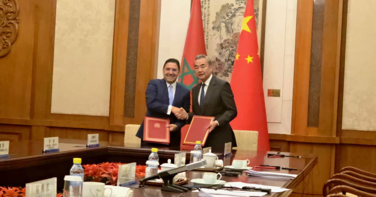 Nasser Bourita et Wang Yi