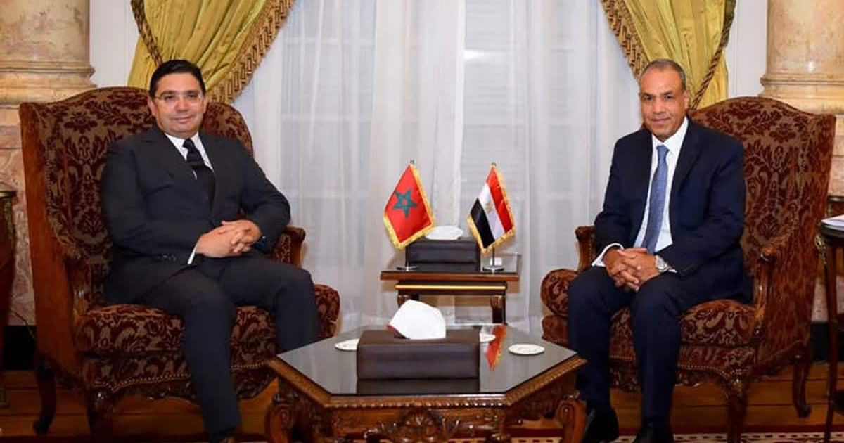 Nasser Bourita et son homologue égyptien Badr Abdel Aaty