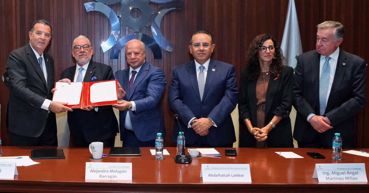 La CGEM signe un mémorandum d’entente au Mexique pour renforcer les échanges bilatéraux