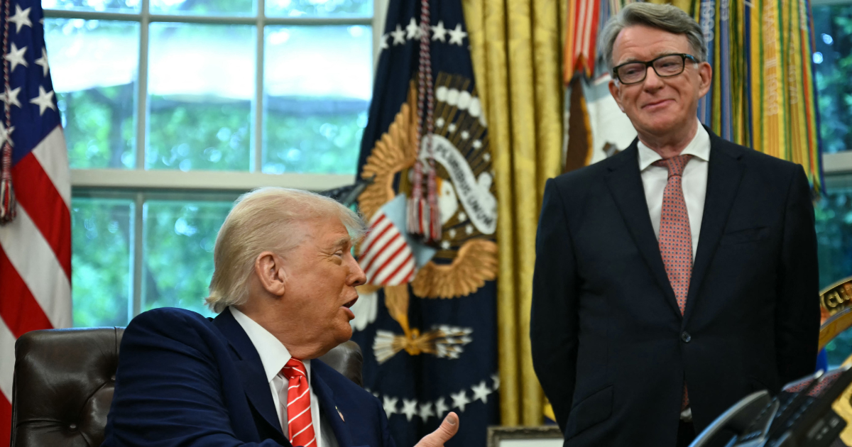 Peter Mandelson et Donald Trump