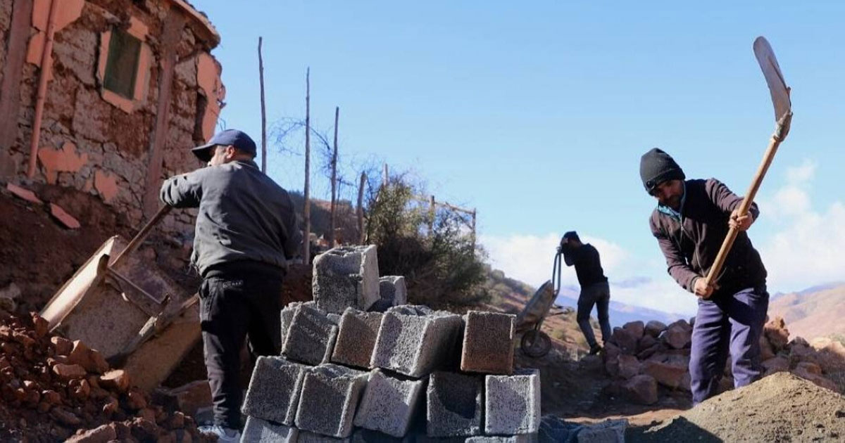 Reconstruction post-séisme Al Haouz