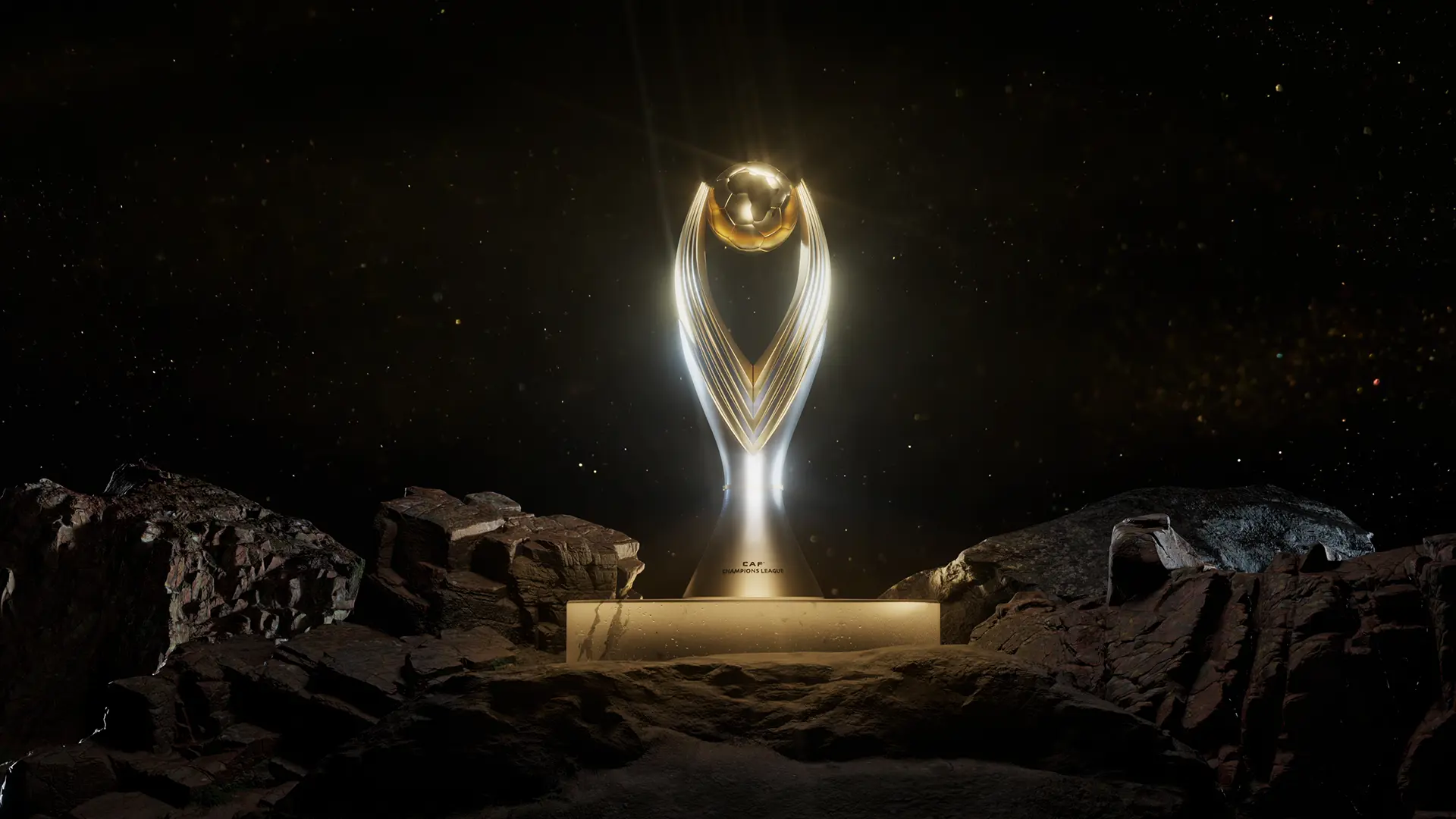 Le trophée de la Ligue des champions de la CAF