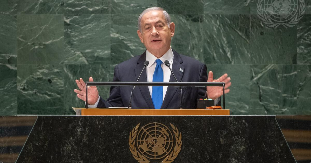 netanyahu à la tribue de l'ONU