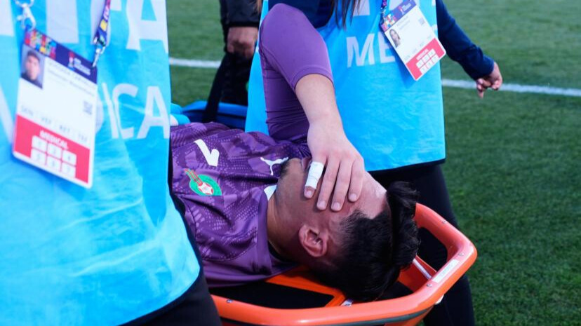 Yanis Benchaouch sorti sur civière lors de la demi-finale du Mondial U20, Maroc-France
