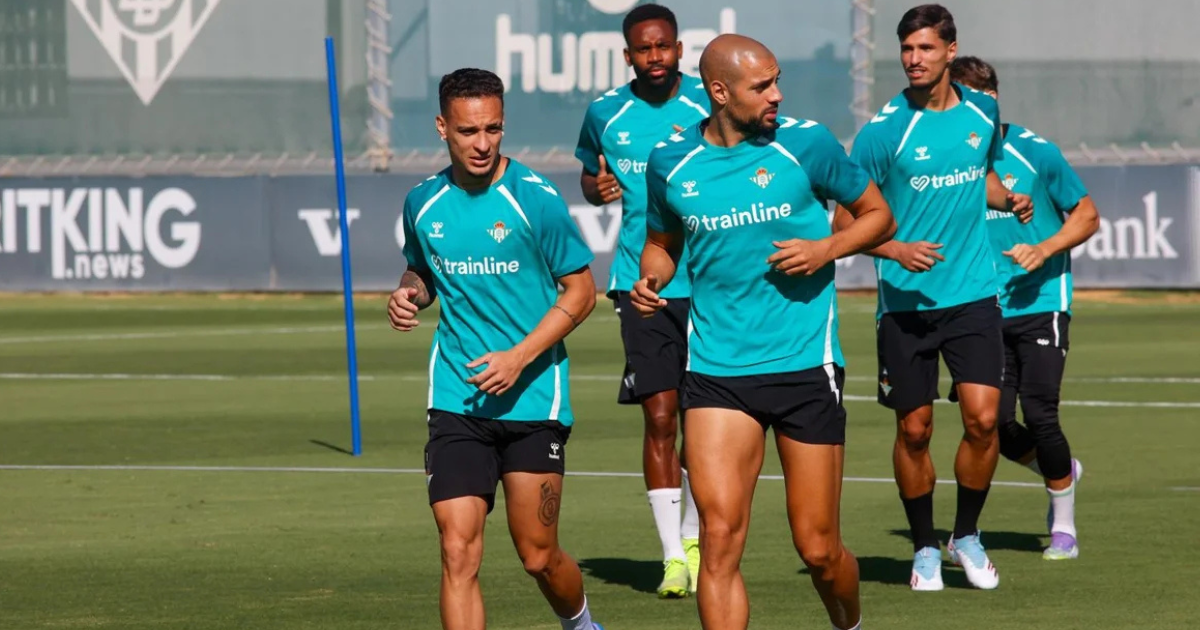Amrabat à l'entraînement