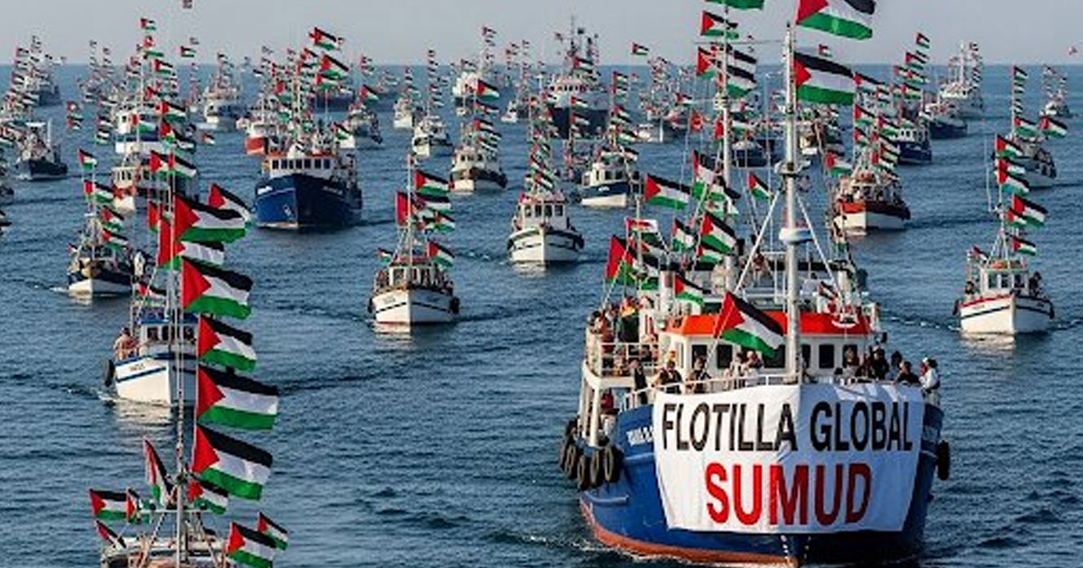 Israël arrête cinq Marocains à bord de la flottille pour Gaza « Sumud » dans les eaux internationales