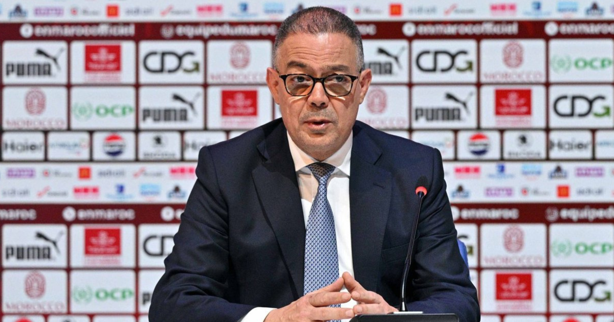 Le président de la FRMF, Fouzi Lekjaa