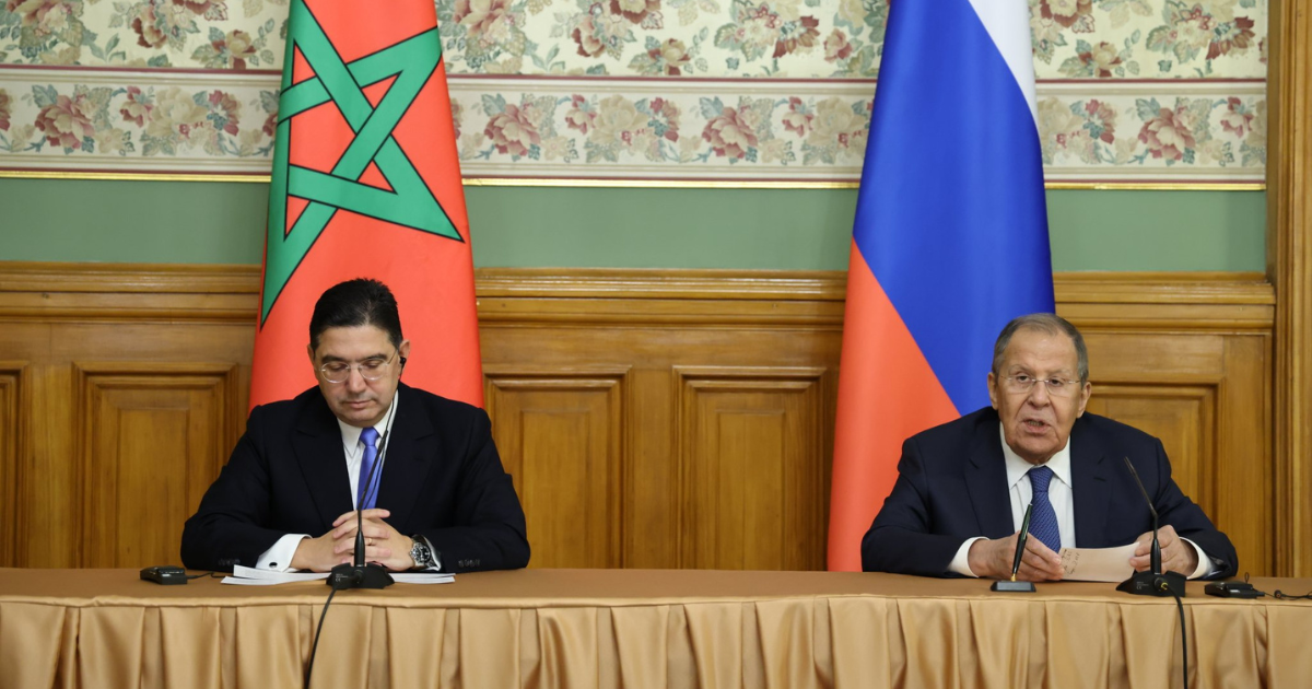 Nasser Bourita et Sergueï Lavrov à Moscou