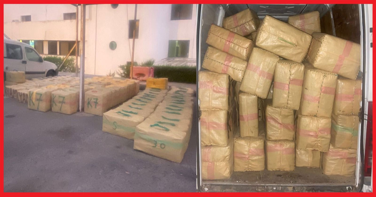 Safi : la police déjoue une opération de trafic de drogue et saisit plus de 4 tonnes de chira