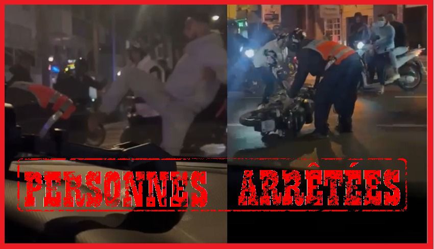 Casablanca : arrestation de trois suspects après l’agression d’un policier motocycliste