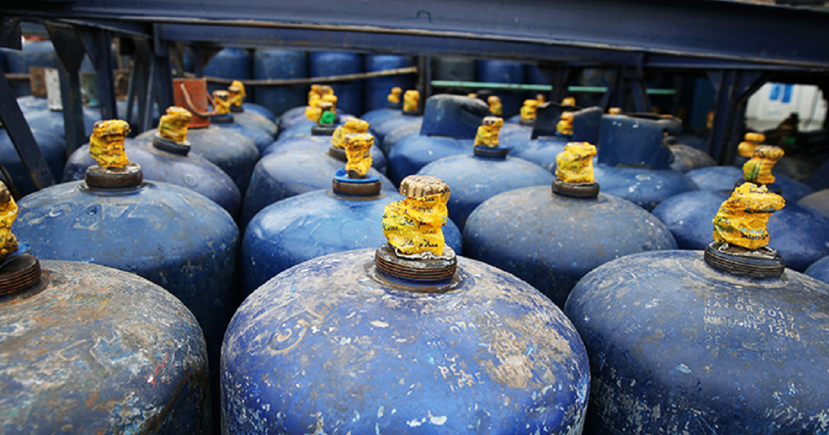 bonbonnes de gaz