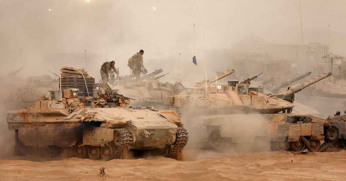 chars israéliens gaza