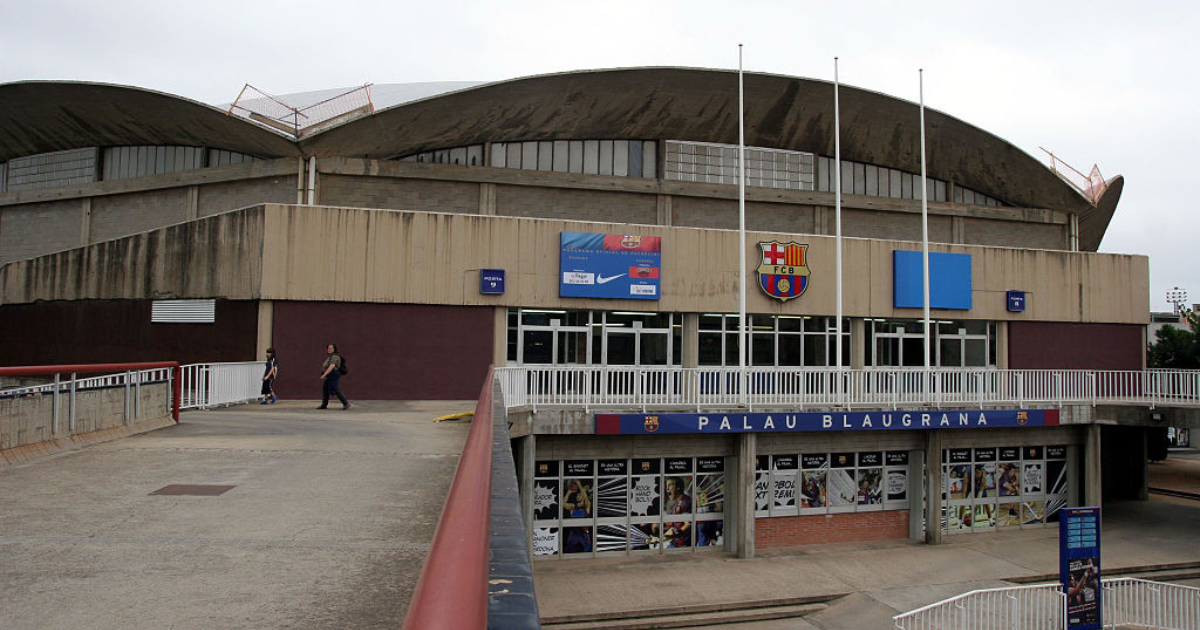 la salle Palau Blaugrana de l'équipe de basketball de Barcelone