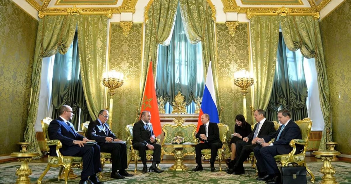 mohammed VI et vladimir Poutine