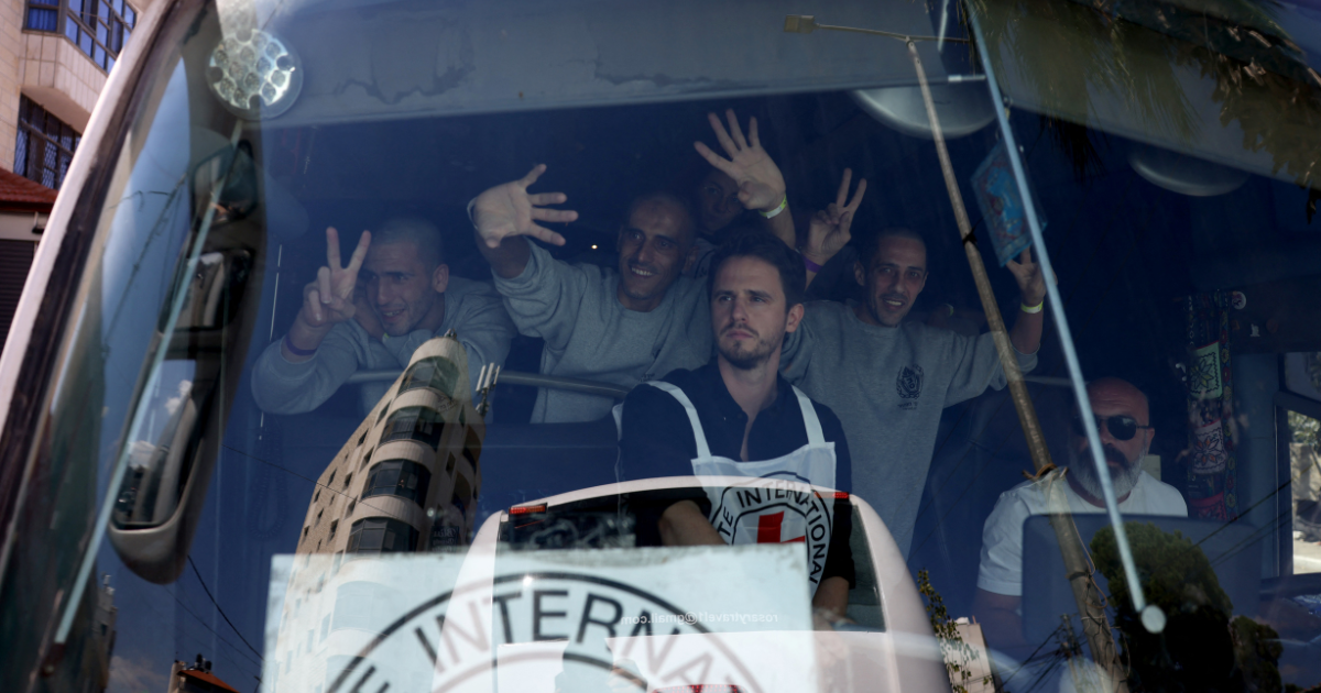 prisonniers palestiniens libérés des prisons israéliennes