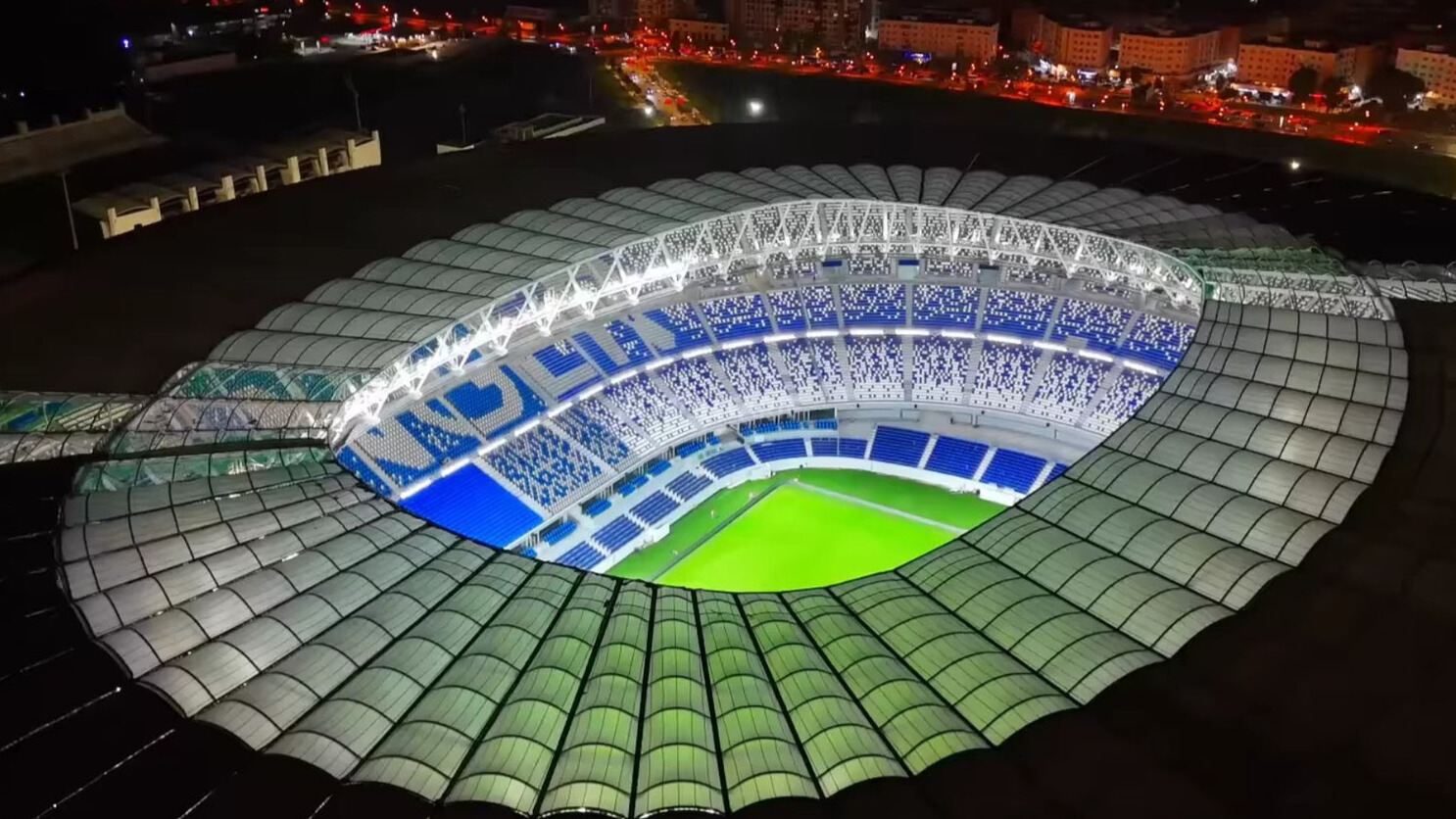Le nouveau stade de Tanger ou pourrait se jouer le match du Barça