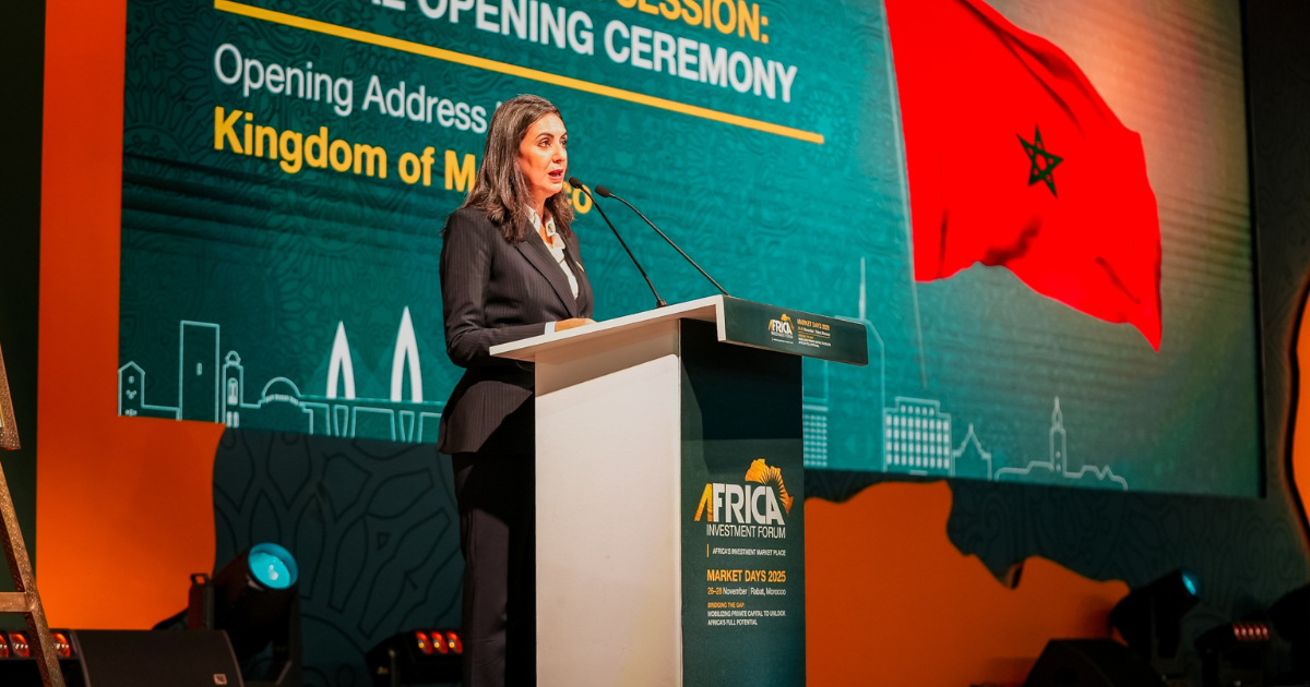 Nadia Fettah lors de l'AIF 2025