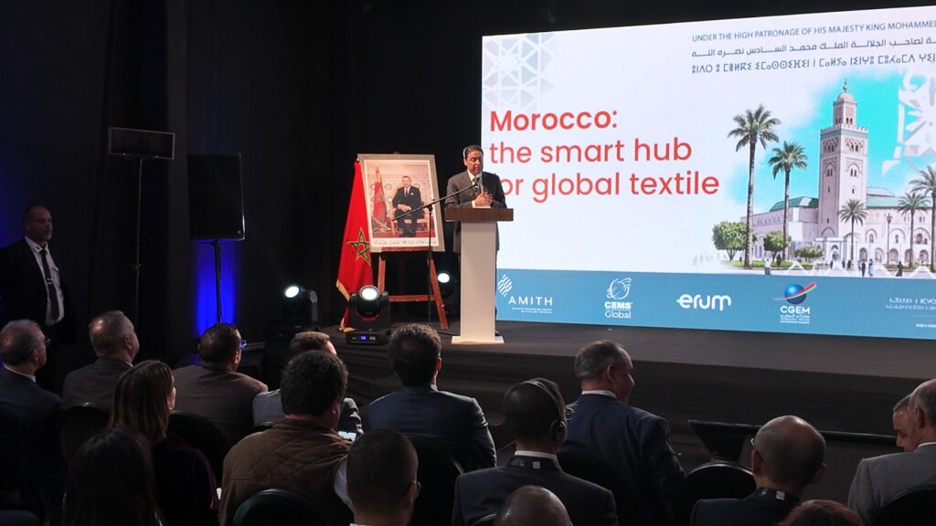 Omar hejira lors du salon Morocco in Mode