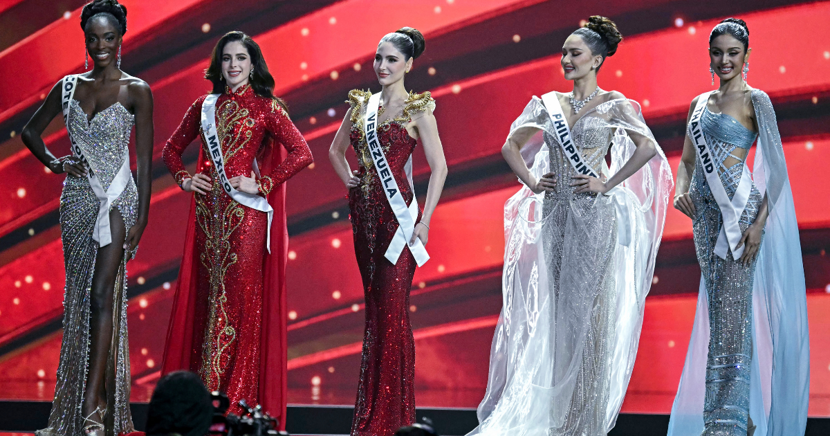 Podium Miss Univers 2025