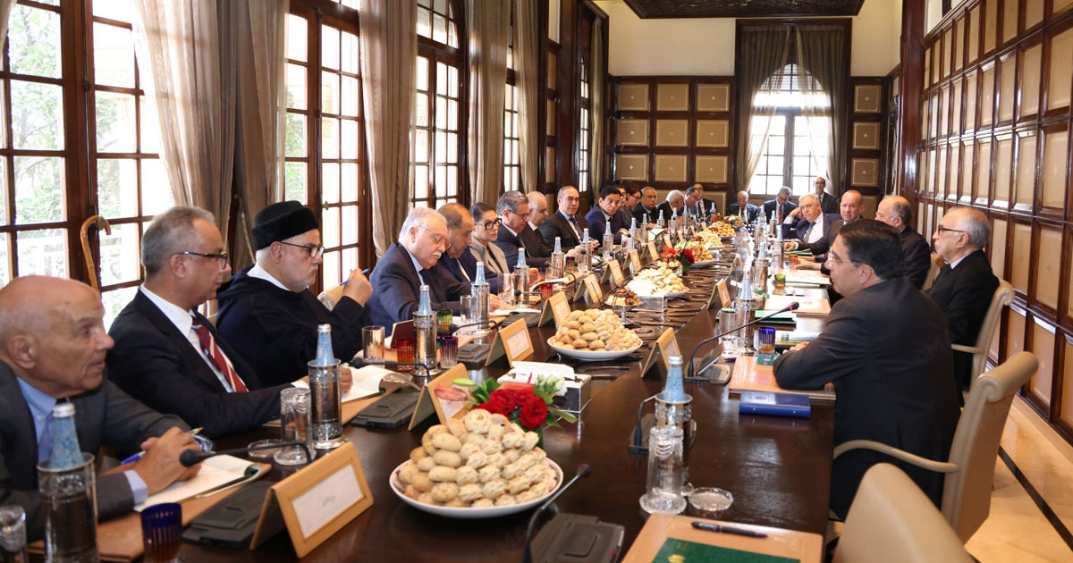 Sahara-réunion-entre-les-conseillers-du-Roi-et-les-chefs-de-partis-sur-l’initiative-d’autonomie