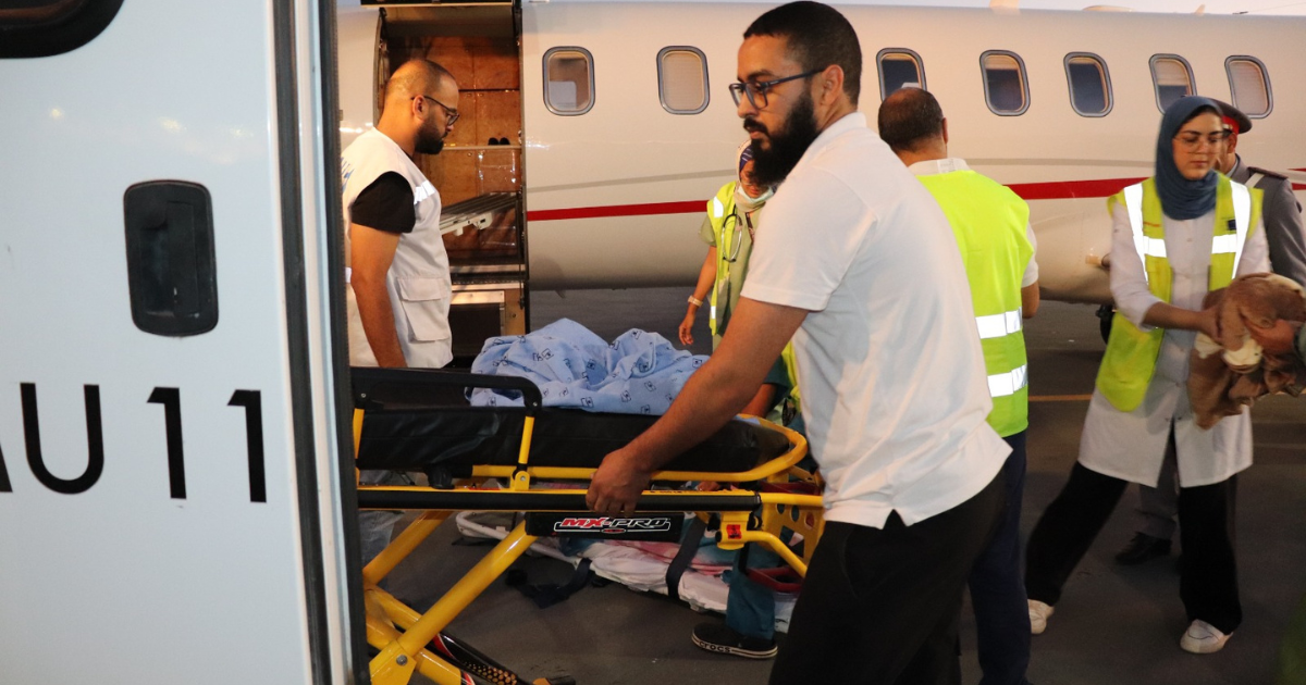 évacuation par avion médicalisé