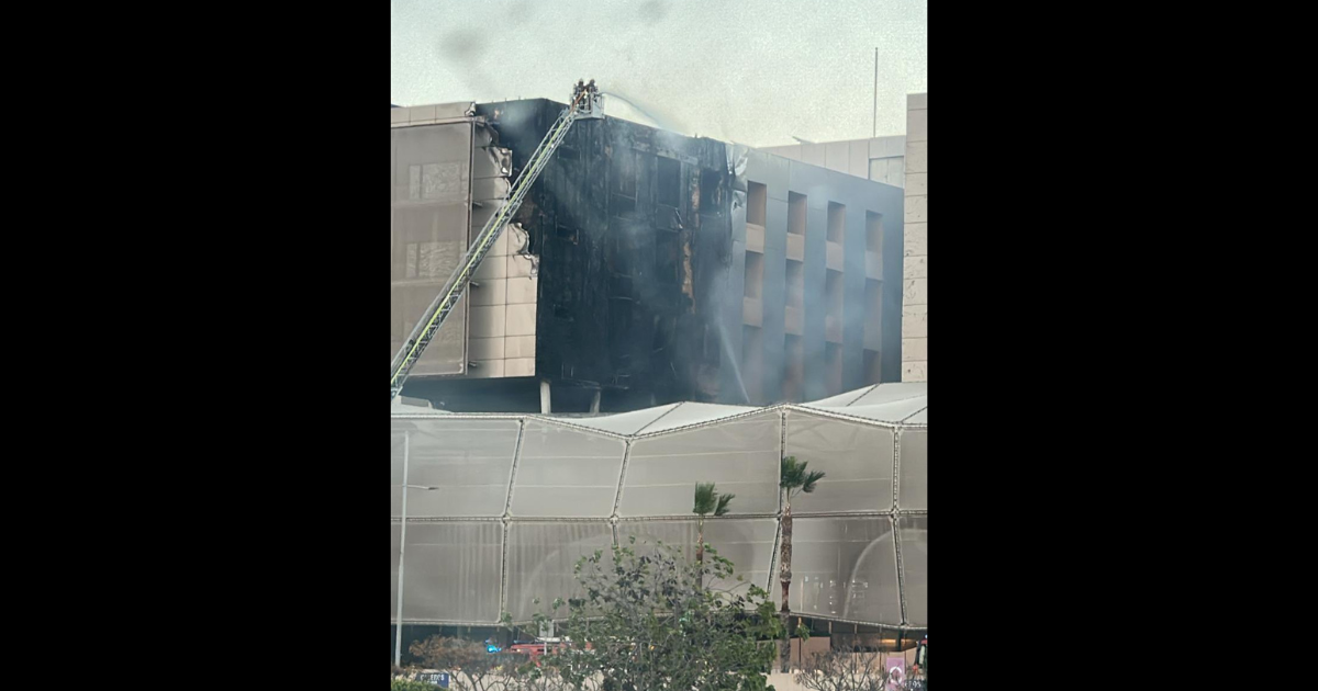 incendie hôpital Santa Lucía de Carthagène