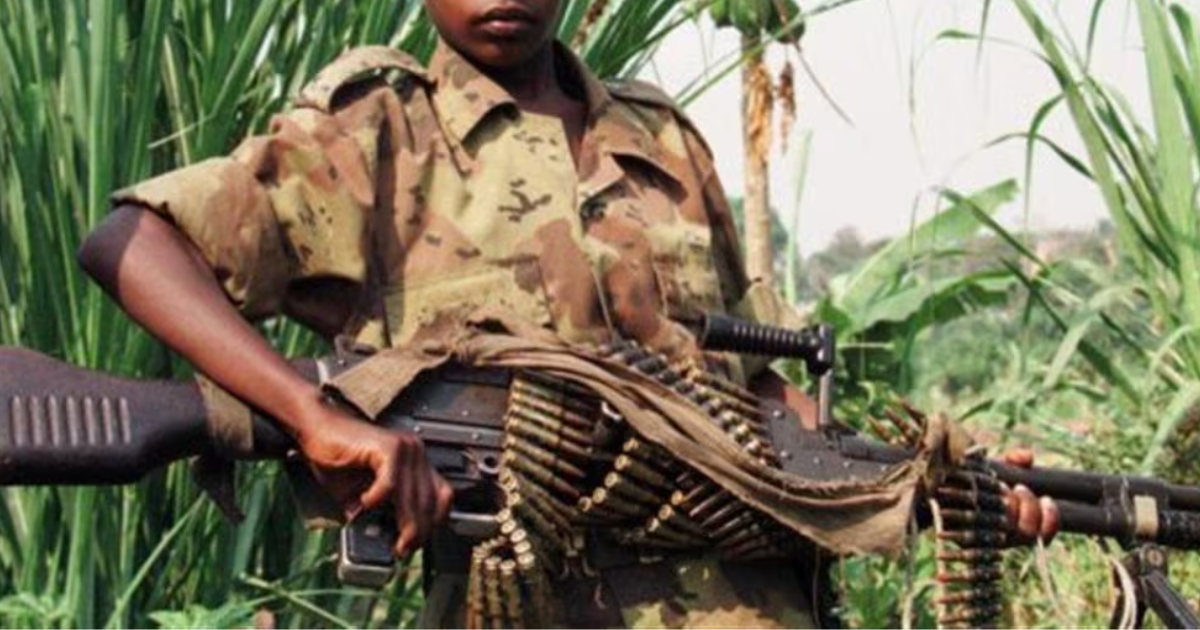 un enfant soldat