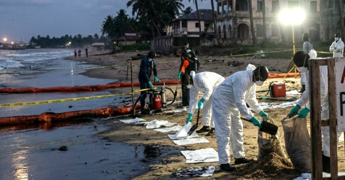 Côte d'Ivoire déversement de pétrole