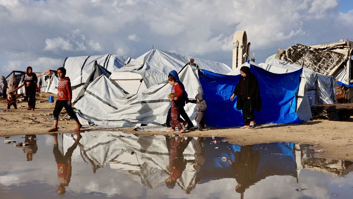Gaza, Khan Younes, Palestiniens,