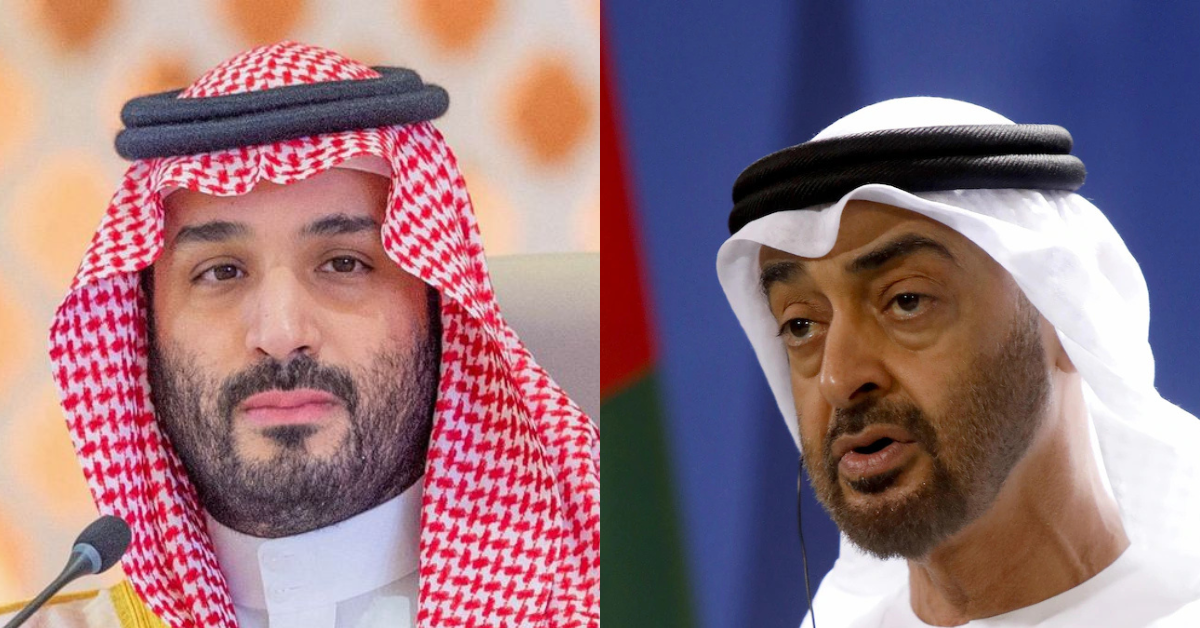 Mohammed Ben Salmane et Mohammed ben Zayed Al Nahyane