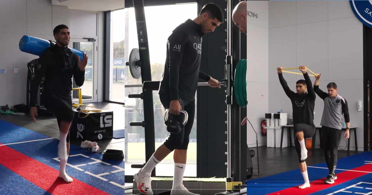 Achraf Hakimi poursuit son retour : des images rassurantes publiées par le PSG