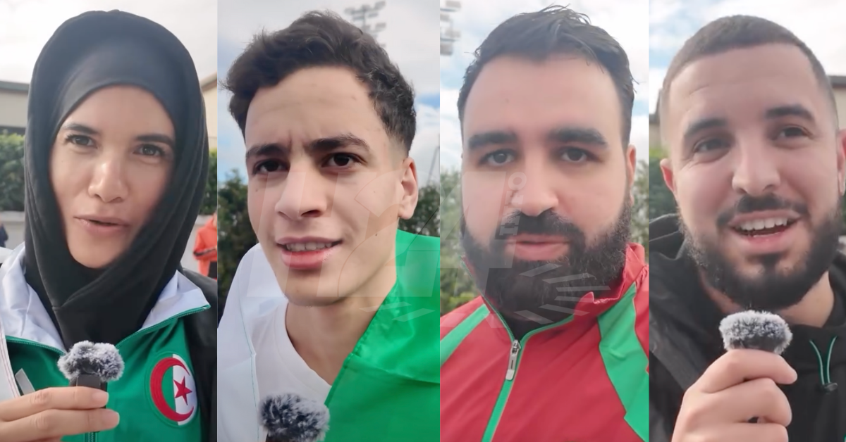 Supporters marocains et algériens à la CAN 2025
