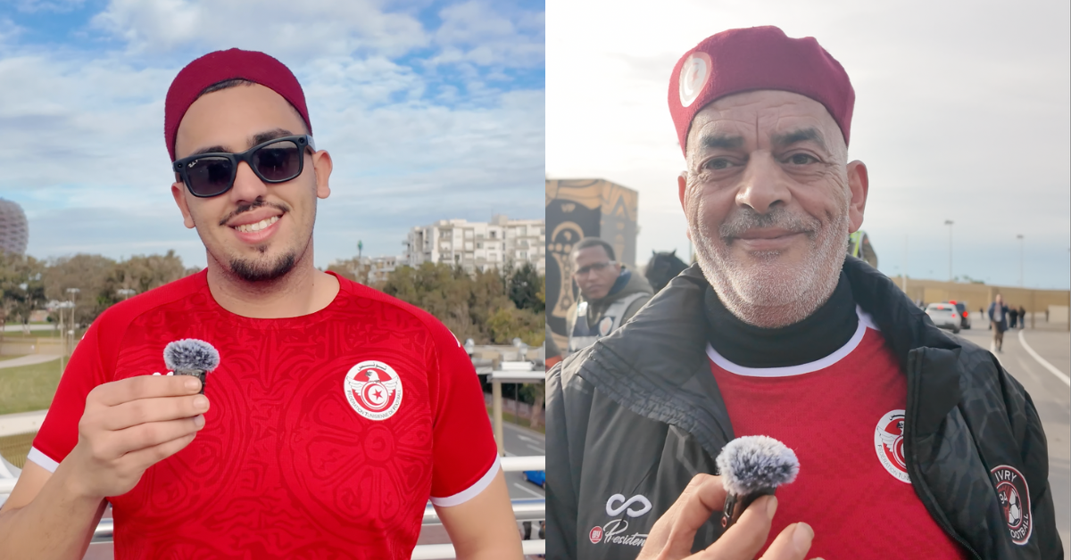 Supporters tunisiens CAN 2025