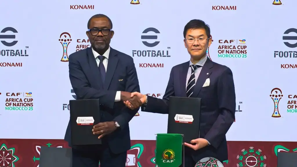 Cérémonie de signature du nouveau partenariat CAF-KONAMI