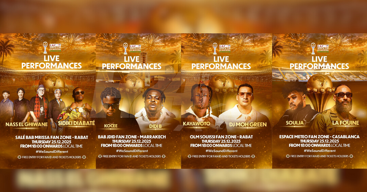pluies de stars dans les fans parks de la CAN 2025